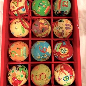 Crate & Barrel  ‘12 days of Christmas’ ornaments